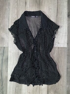 Mexx Black and White Polka Dot Blouse